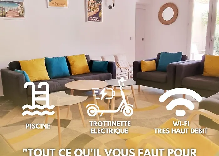 Familiale Surequipee 16p Piscine Babyfoot Billard Boulodrome Vakantiehuis Le Lavandou