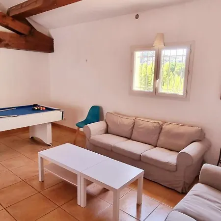 Familiale Surequipee 16p Piscine Babyfoot Billard Boulodrome Tatil Evi *