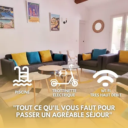 Familiale Surequipee 16p Piscine Babyfoot Billard Boulodrome Tatil Evi Le Lavandou